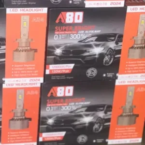 طقم ليد H4ضمان سنه ماركه A80